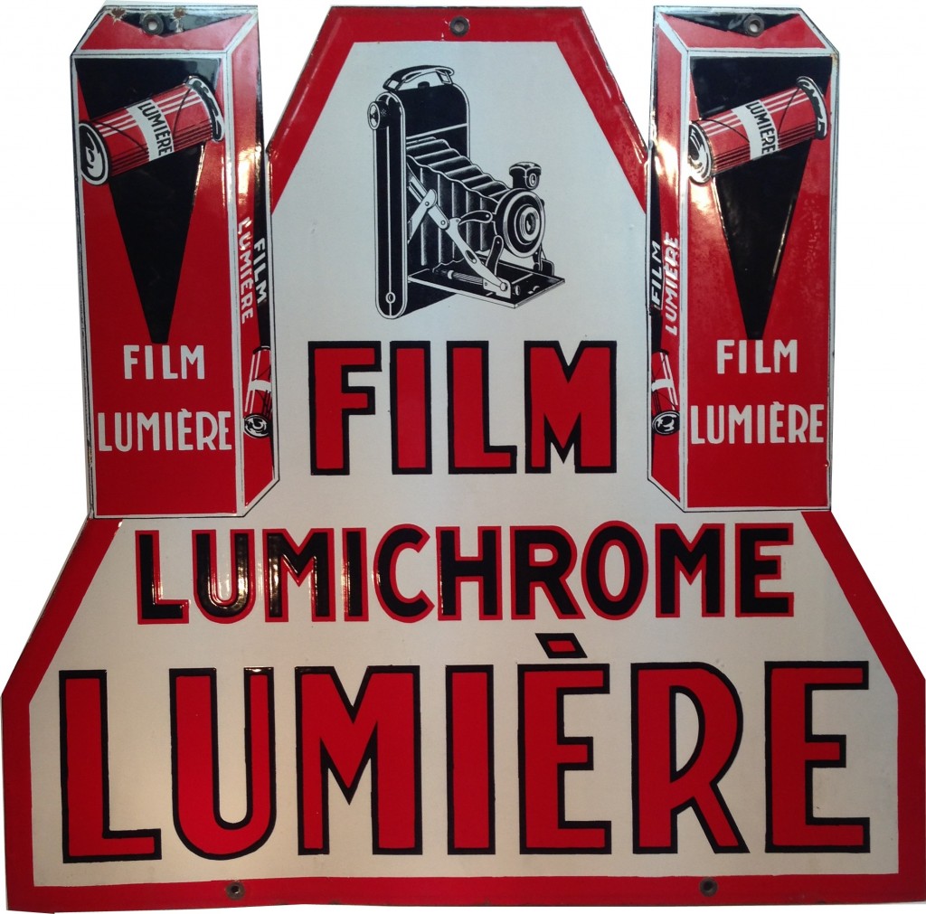 Tôle émaillée Lumière double face