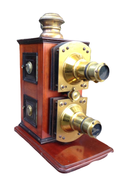 Lanterne de projection double Clément & Gilmer