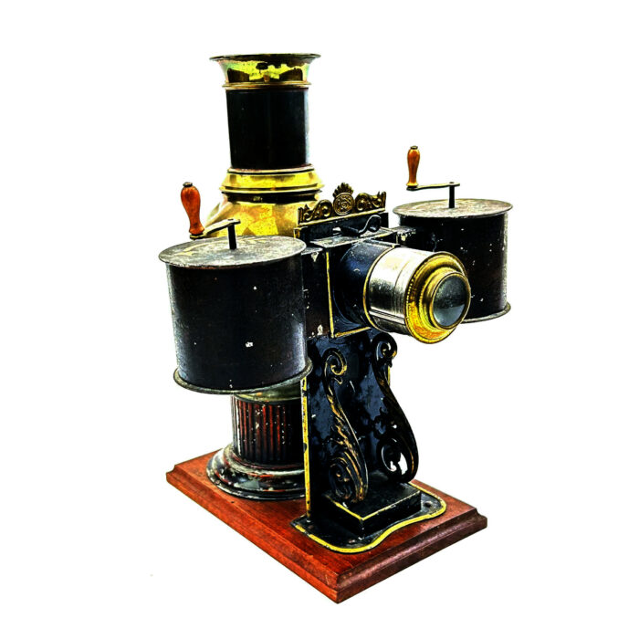 E.Plank lanterne magique film celluloid vers 1896