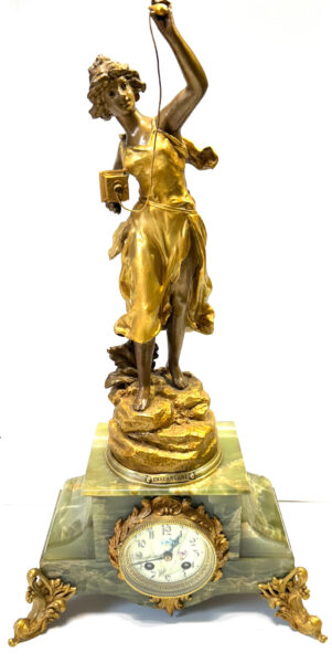 Pendule Allégorie à la photographie 1900