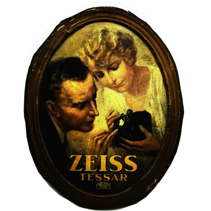 Zeiss publicité en carton 1915